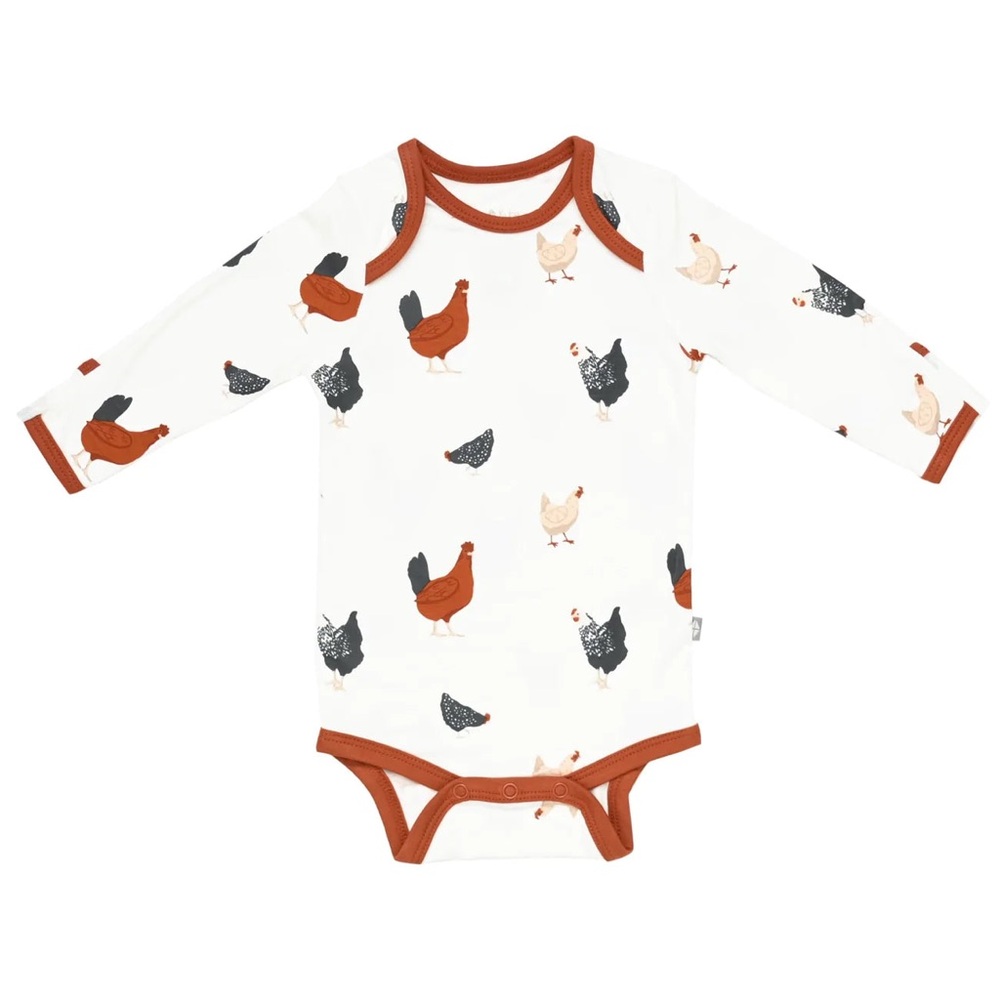 KYTE BABY BABYLONG SLEEVE BODYSUIT | CHICK